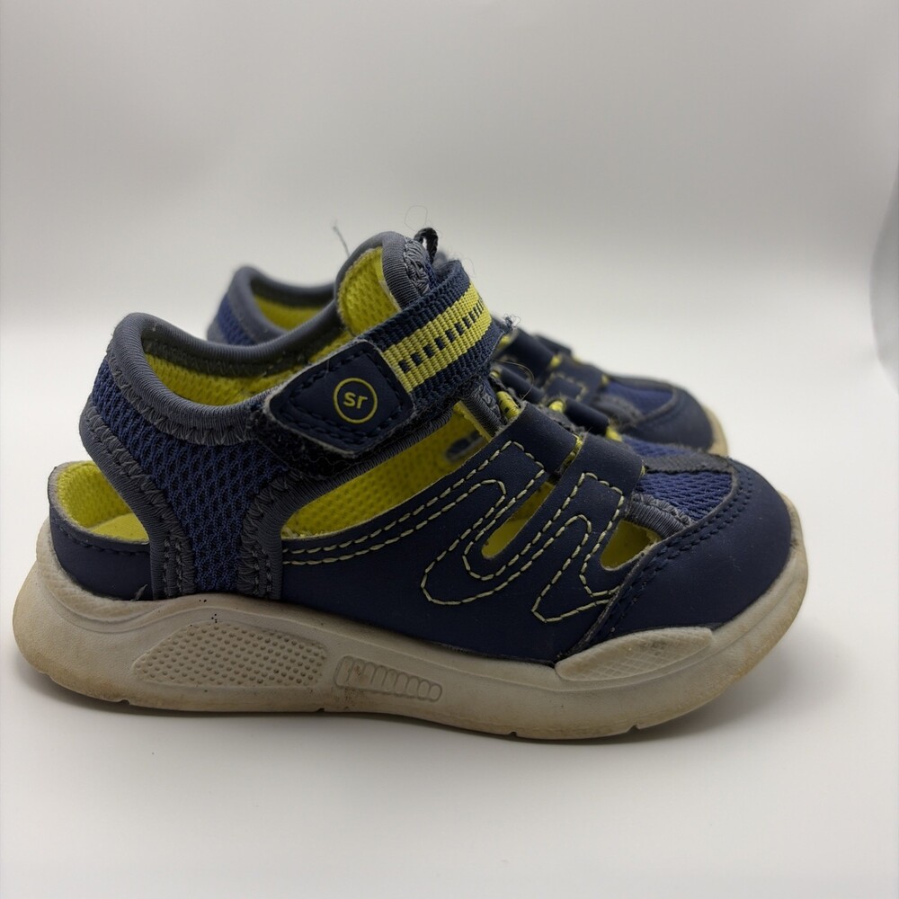 Stride Rite Flynn Sneaker Sandal Toddler Boys 6M Navy